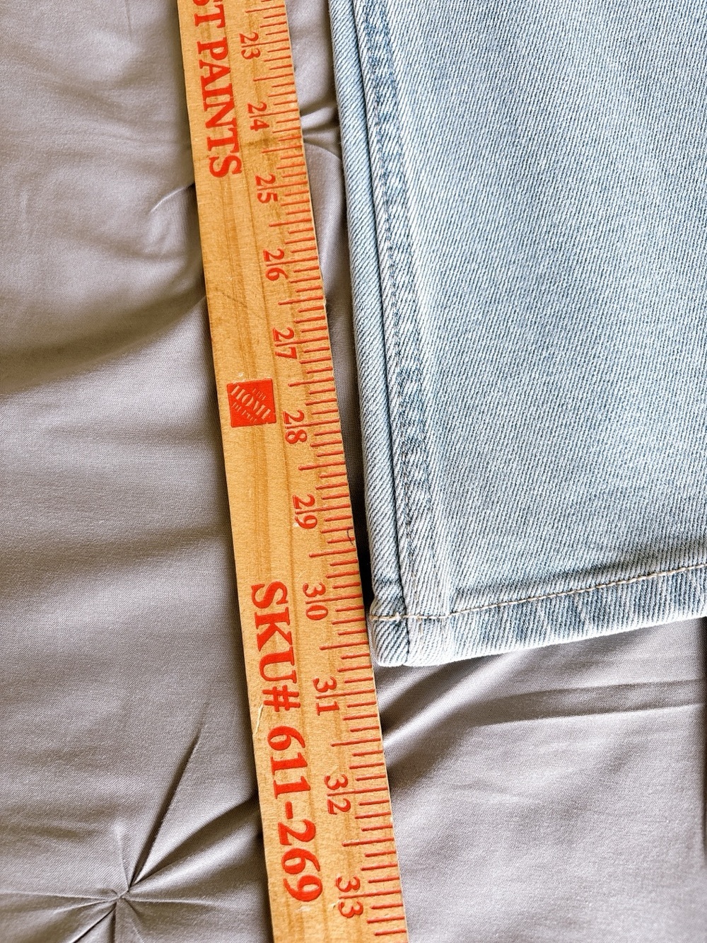 NWT Hollister High Rise Flare Jeans Women’s 8R W29 Light Wash Stretch - Picture 11 of 13